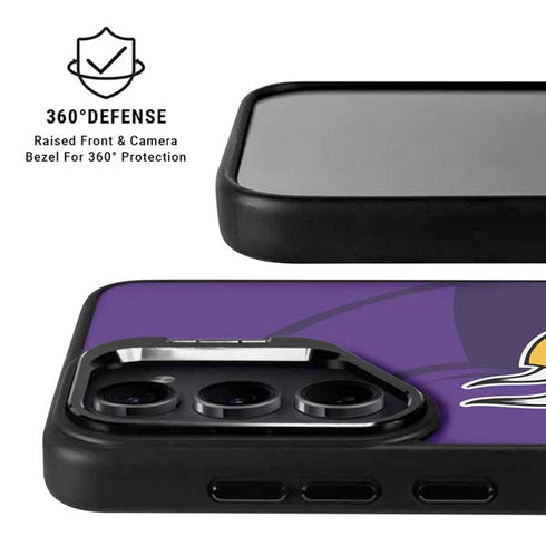 NFL Minnesota Vikings Double Vision Galaxy S25 Kickstand Case